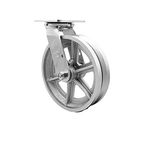 Swivel - No Brake - Silver