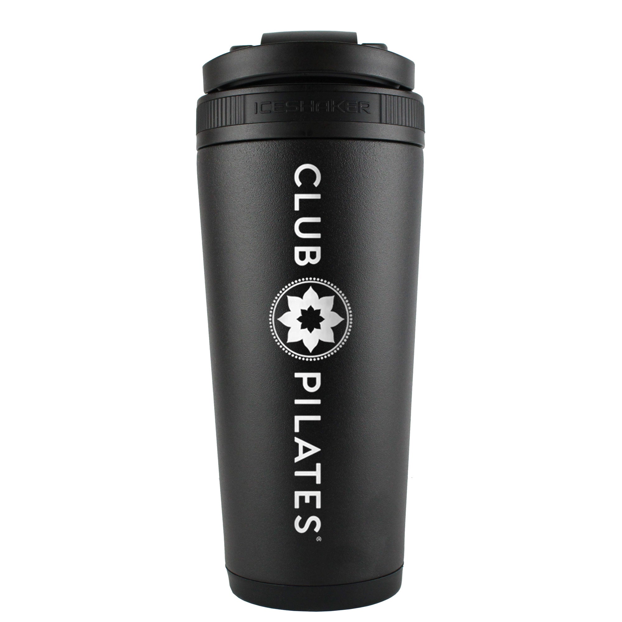 Club Pilates 26oz Insulated Stainless Steel Water Bottle with Ice Retention Lid - Black | Perfect for Workouts, Yoga & Fitness Enthusiasts