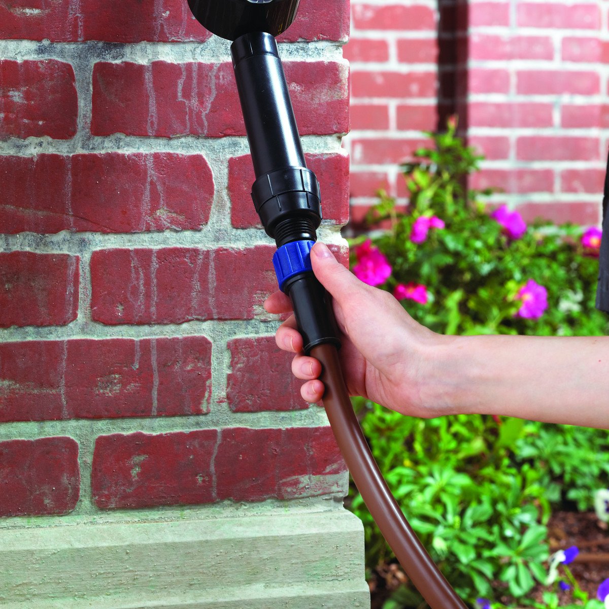 Raindrip SDFSTH1P Automatic Drip Irrigation Watering Kit with Timer - Adjustable 2 GPH Drippers for Flowers, Shrubs, Trees (Up to 10 Plants) | Perfect for Garden, Greenhouse & Landscape Watering System