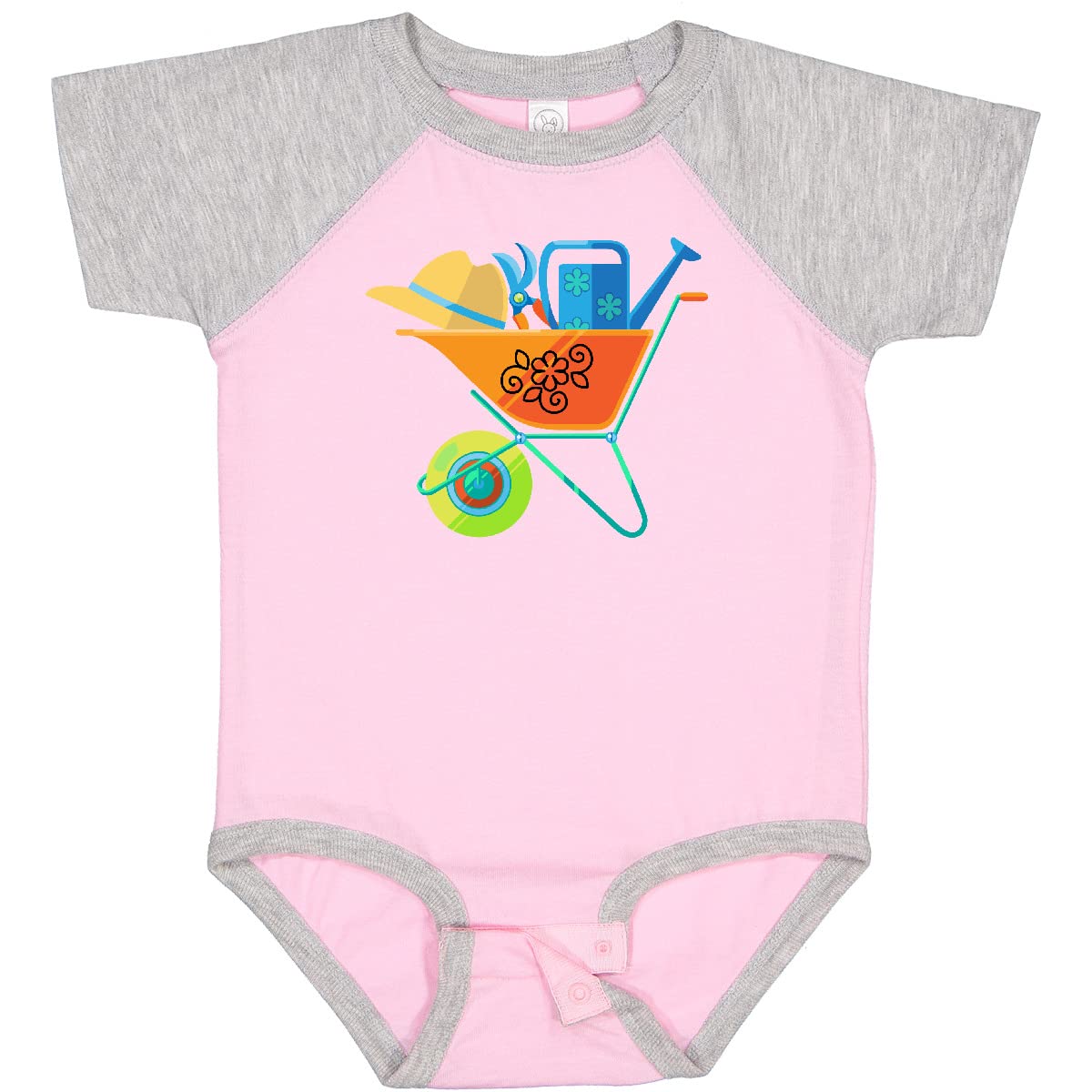 Inktastic Gardener Gardening Tools Baby Bodysuit - Cute Organic Cotton Onesie for Infants & Toddlers - Perfect for Gardening Enthusiasts, Outdoor Play & Family Photos