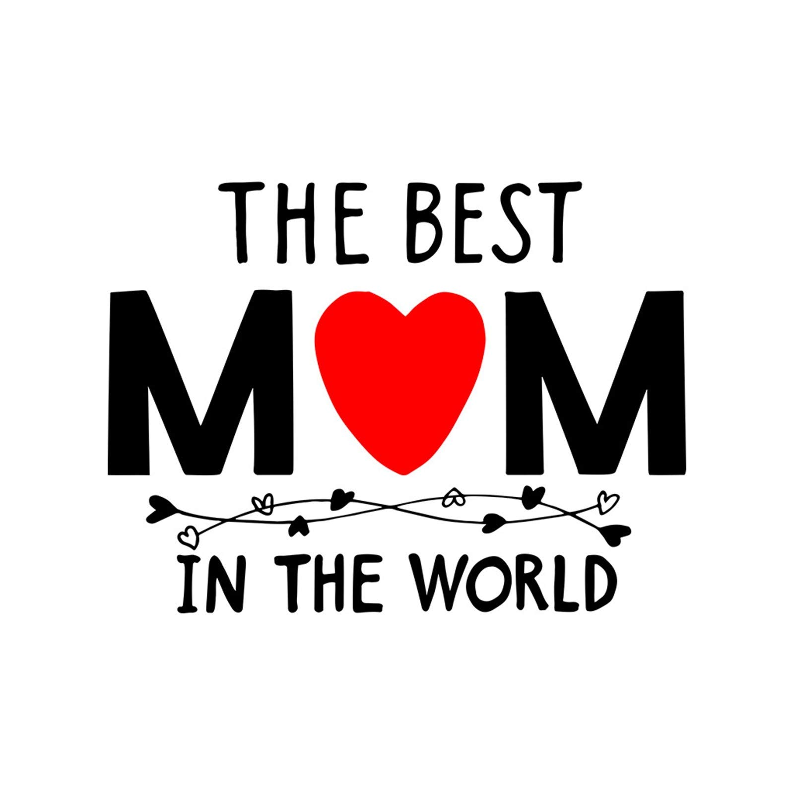 Beautiful Mother's Day Wall Decals - Self-Adhesive Room Decor for Bedroom, Living Room, Christmas Background Wall Stickers | Perfect for Home Decor, Party Decorations & Holiday Gift Ideas