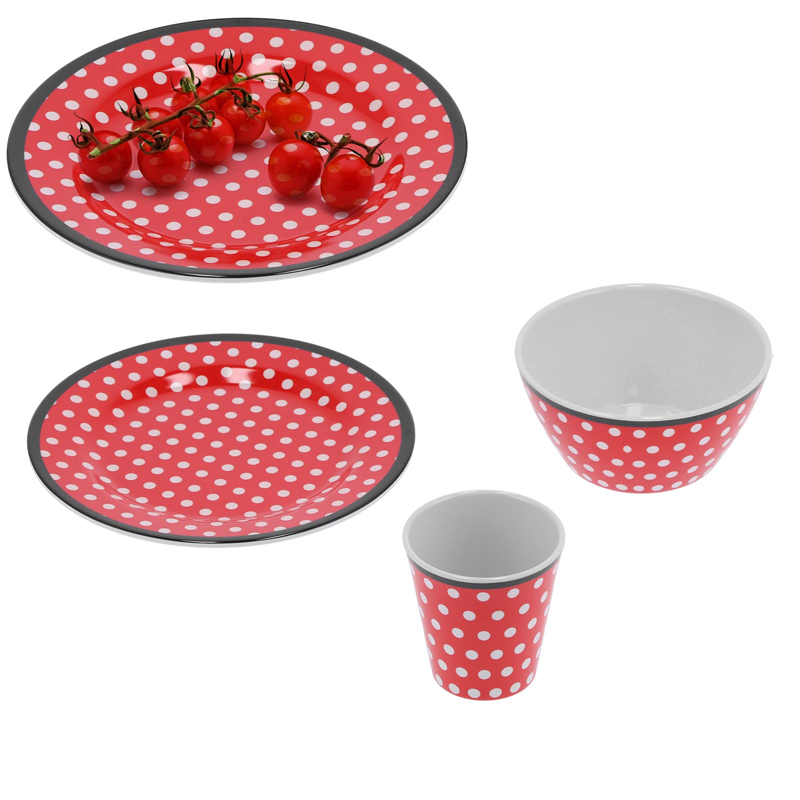 Ceramic Fruit Plate Bowl Set with Honey Jar - Elegant Porcelain Dessert Bowls for Kitchen & Dining | Perfect for Fruit Serving, Honey Storage, and Dessert Presentation