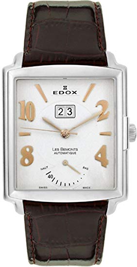 Edox Les Bemonts 94002 3 AIR Swiss Automatic Watch for Men - Luxury Dress Watch with Date Display, Perfect for Business, Formal Events & Special Occasions