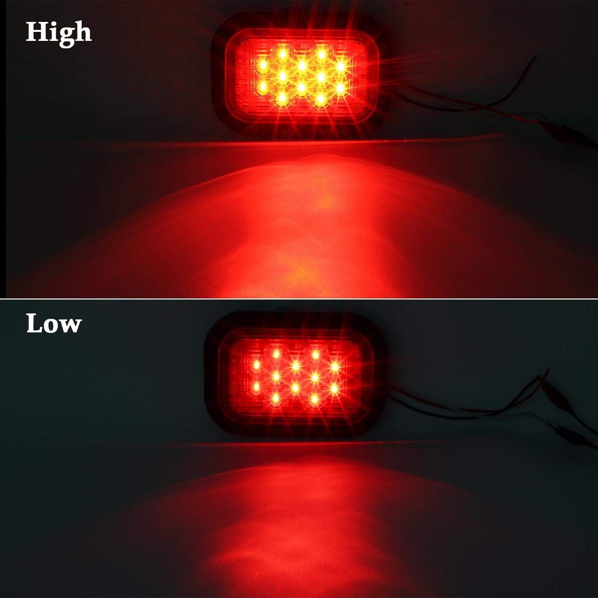 PARTSAM 4Pcs LED Trailer Lights Kit - 6