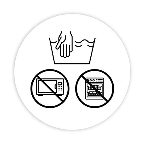 Do Not Microwave/Dishwasher Icons