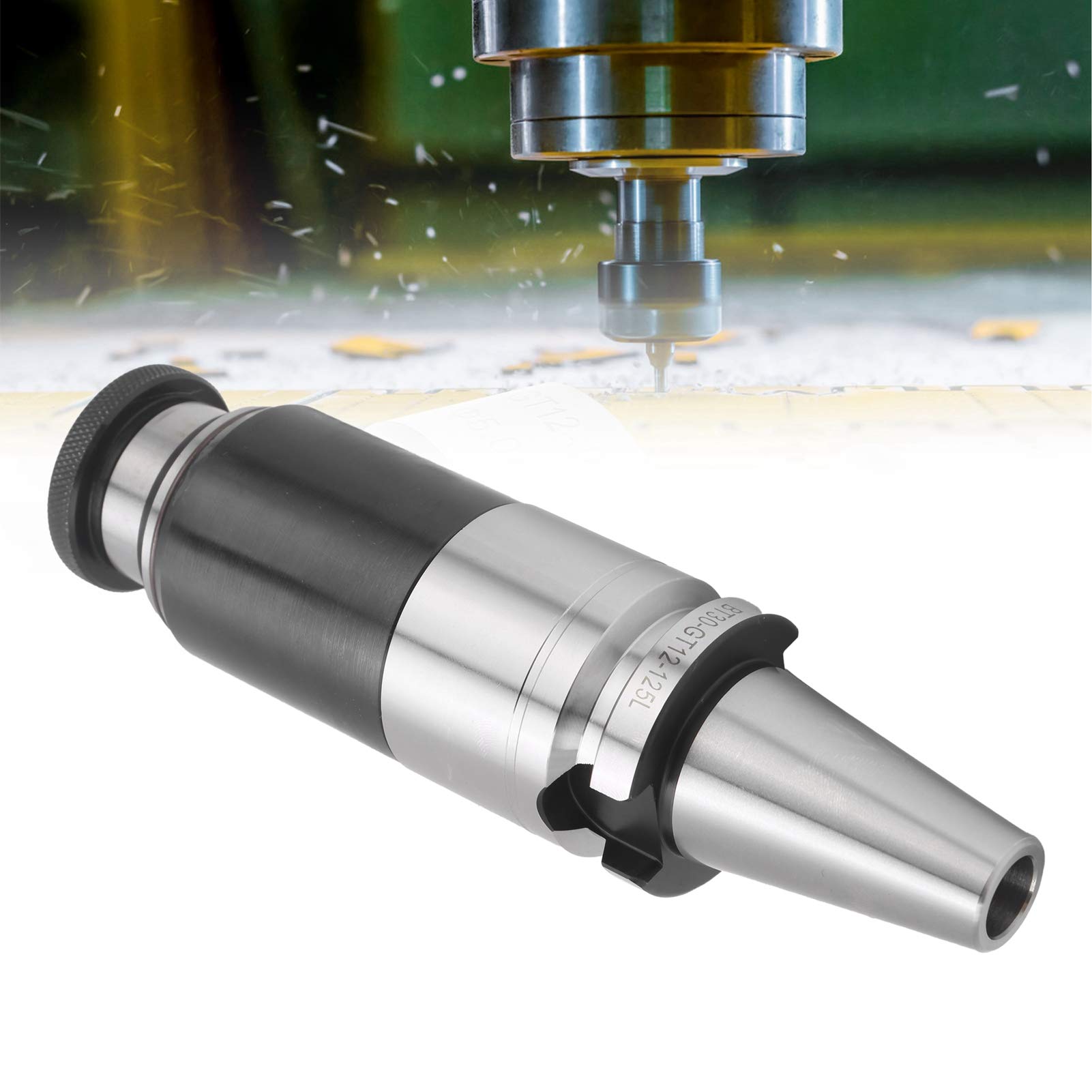 High Precision BT30-GT12-125L Tapping Holder with 0.01mm Accuracy | M3-M16 Tapping Capacity for Fine & Inch Teeth | Industrial Metalworking & CNC Machining Tool for Drilling, Threading & Precision Manufacturing