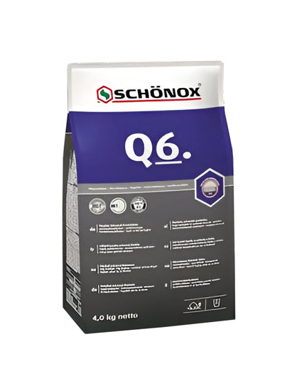 Kakelfix 4kg Fast-Setting Tile Adhesive - Schonox Q6 High-Strength Mortar for Wall & Floor Tiles - Perfect for Bathroom, Kitchen & Shower Renovations