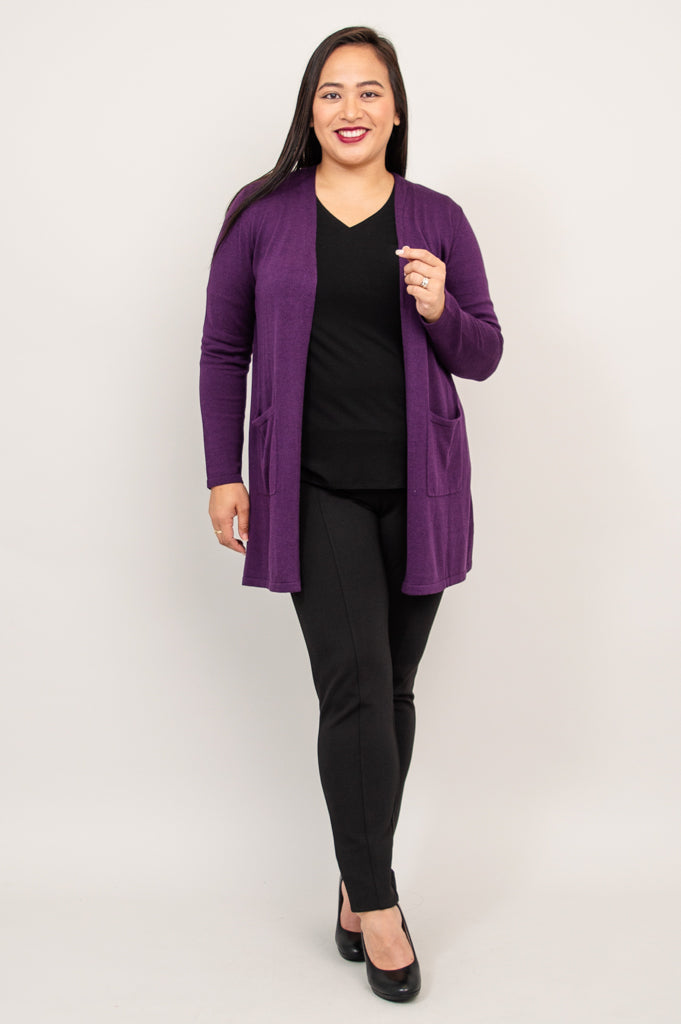Justine Sweater Women's Bamboo Cotton Blend Knit Top - Soft & Breathable Royale Collection for Casual Wear & Office Outfits