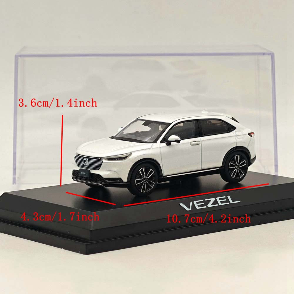 1/43 Honda VEZEL Diecast Model Car - Premium Sunlight White Pearl - Limited Edition Collectible | Perfect for Car Enthusiasts, Model Collectors & Home/Office Display