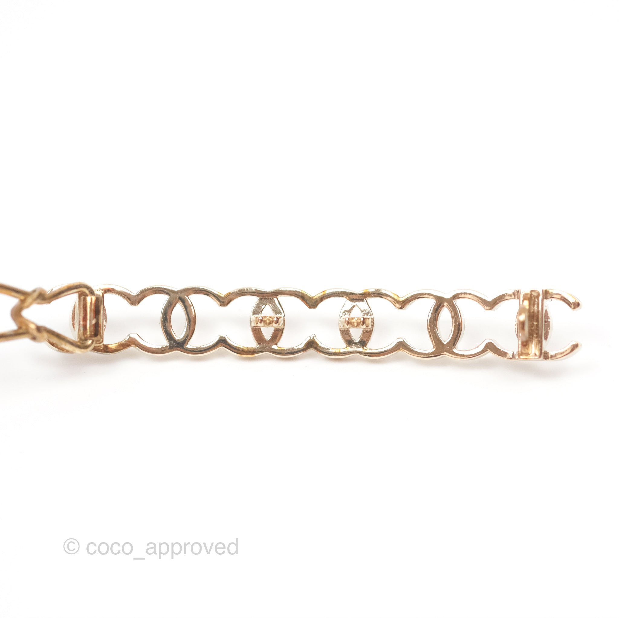 Chanel CC Hair Clip Gold Tone 21A - Luxury Hair Accessory for Women | Perfect for Weddings, Parties & Everyday Elegance