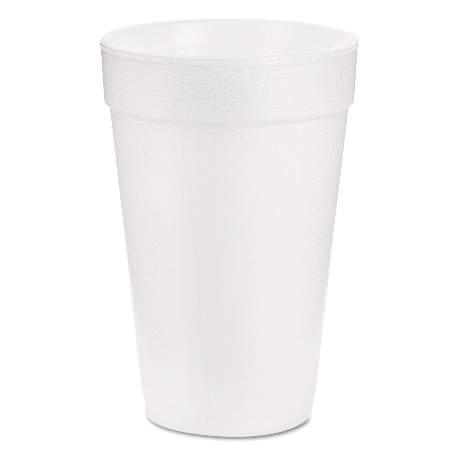 Dart 16 oz White Foam Cups - 1000 Pack | Insulated Hot & Cold Drink Cups for Coffee, Tea, and Parties | Disposable Food-Safe Containers for Restaurants, Cafes, and Events