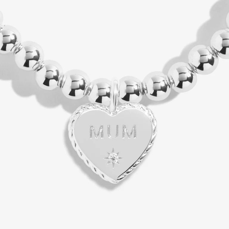 Joma Jewellery Mother's Day Gift - A Little Bracelet for Mom | Sterling Silver Charm Bracelet for Women | Perfect Birthday, Anniversary & Mother's Day Present