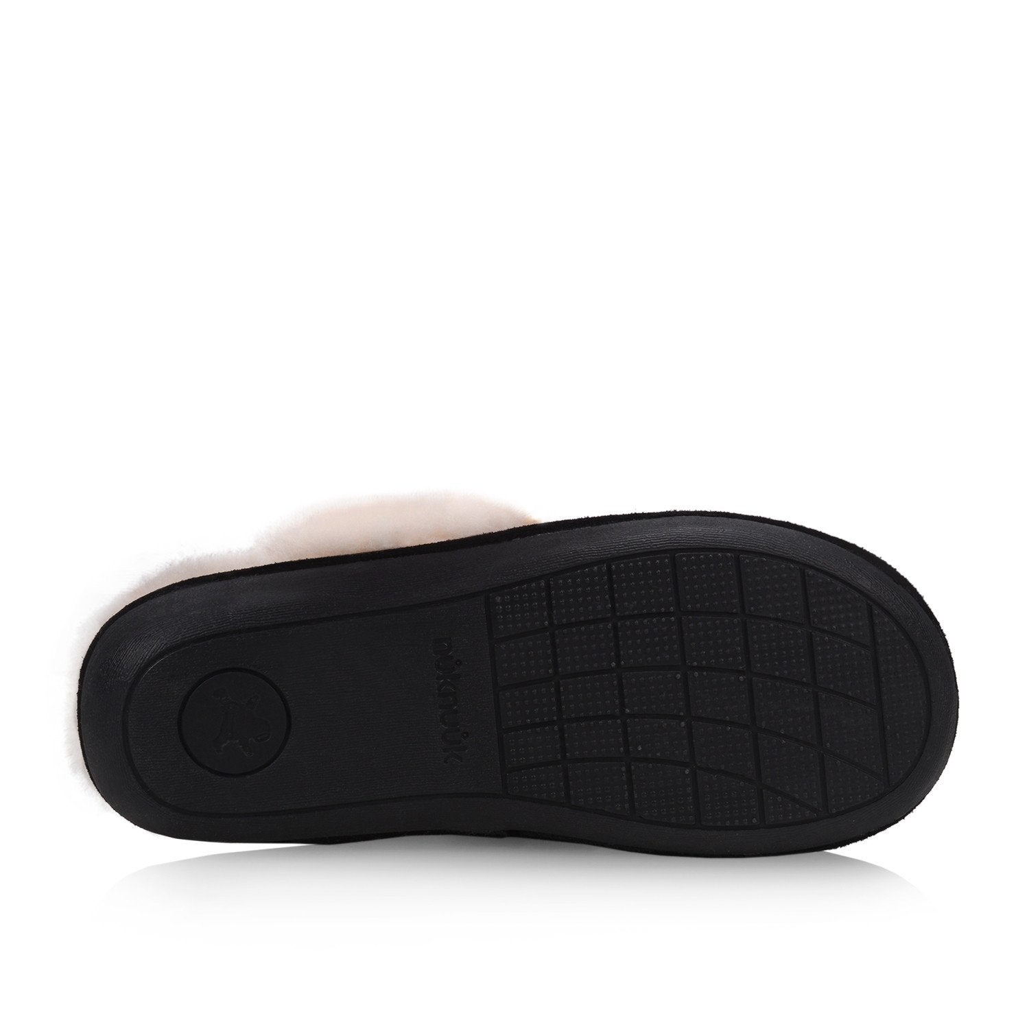 Joy Women's Cozy Memory Foam Slippers - Soft Indoor House Shoes with Non-Slip Sole for Women (Black) - Perfect for Home, Lounge & Relaxation