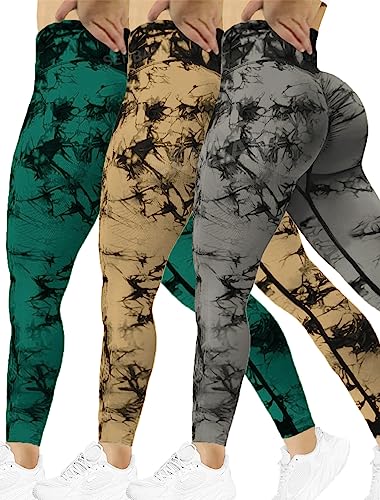 3 Pack Black Brown Green