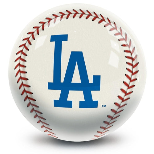 MLB Los Angeles Dodgers Official Bowling Ball - Perfect for Baseball Fans & Bowling Enthusiasts | Great for Game Nights, Sports Bars & Collectors