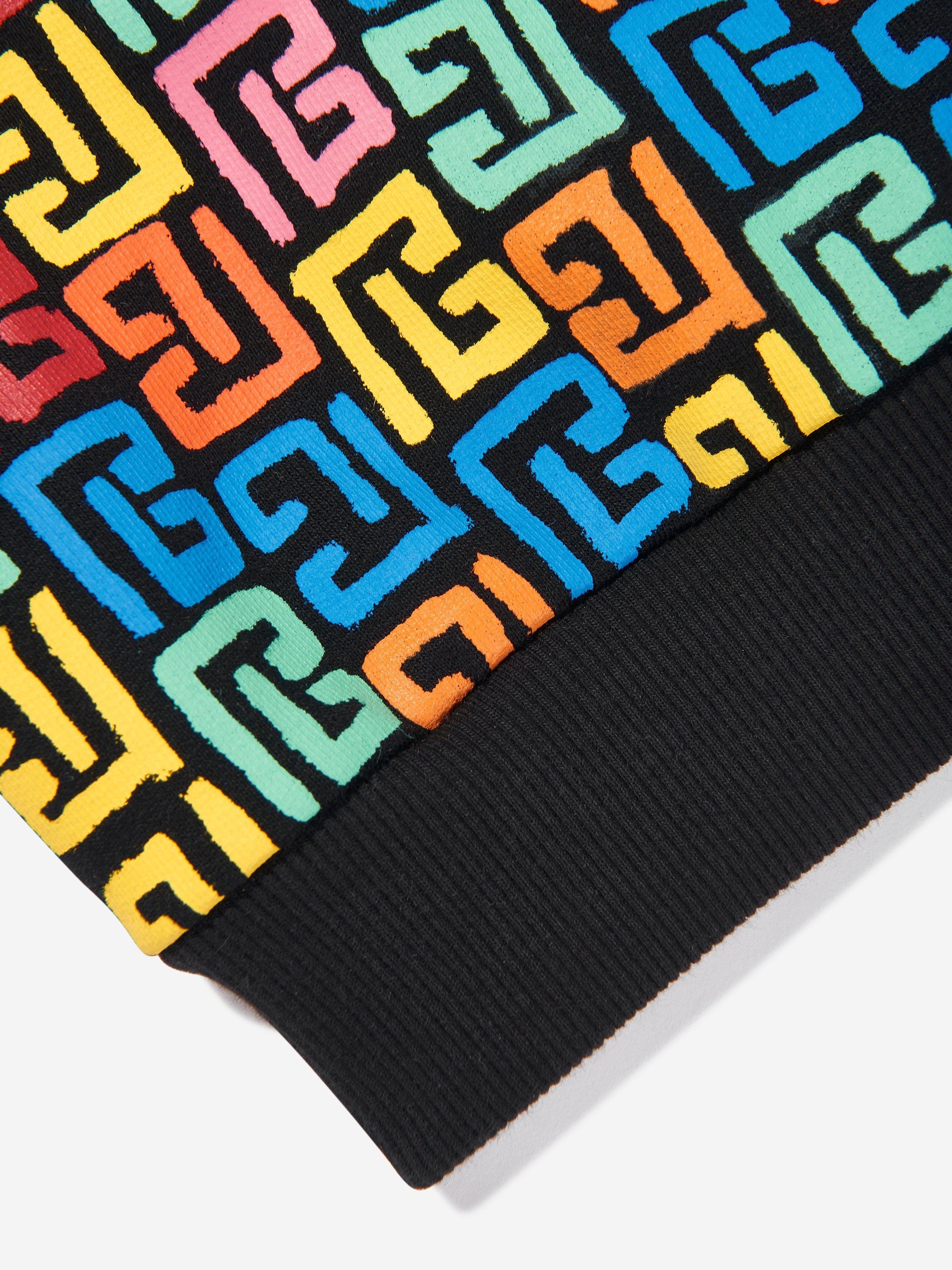 Balmain Kids Monogram Hoodie - Multicolor Pullover for Boys & Girls | Stylish & Comfortable for School, Playdates & Casual Outings