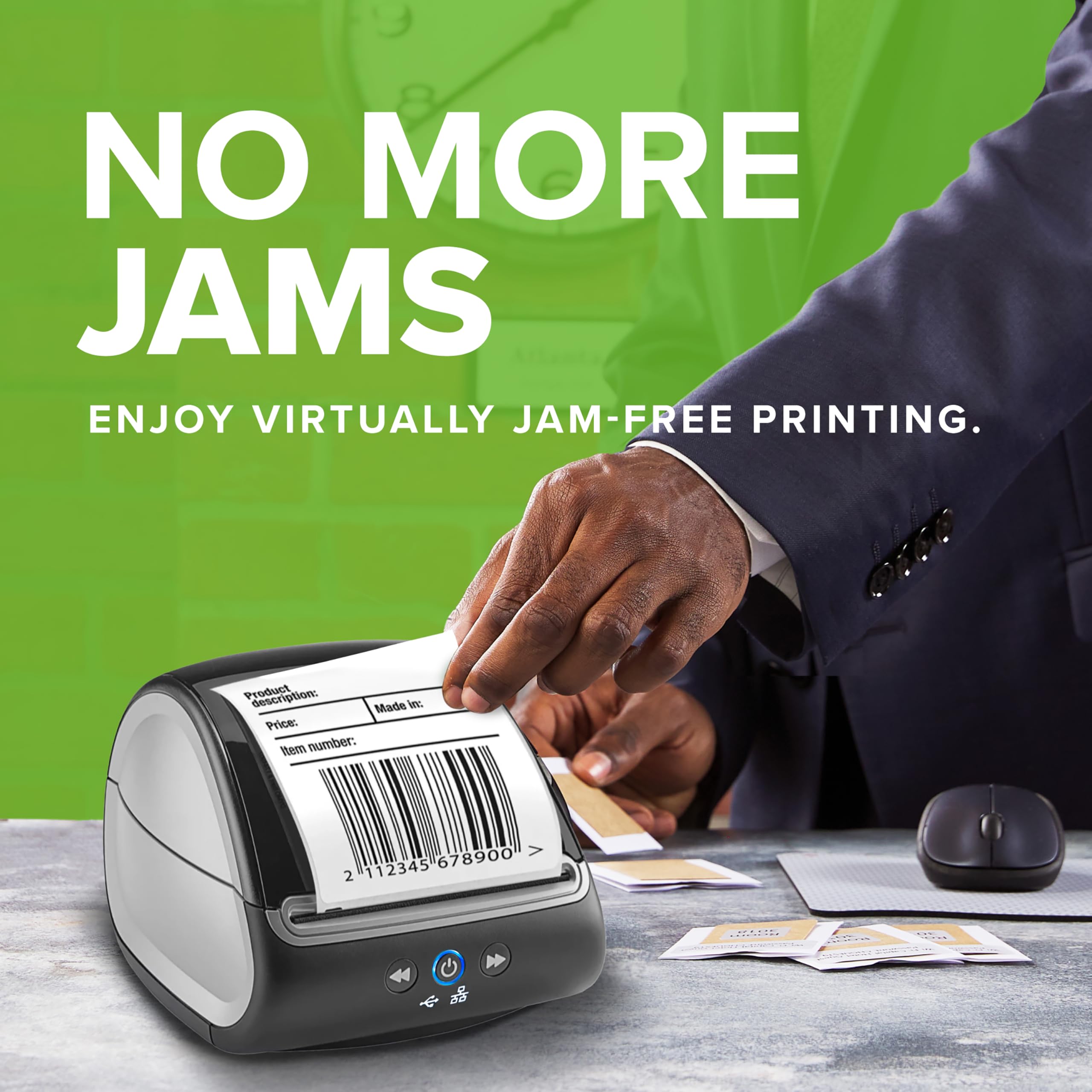 Dymo DY LW 5XL Label Printer - High Performance Thermal Label Maker for Shipping, Packaging & Logistics - Black (EMEA Version) - Perfect for Warehouses, E-commerce & Small Businesses