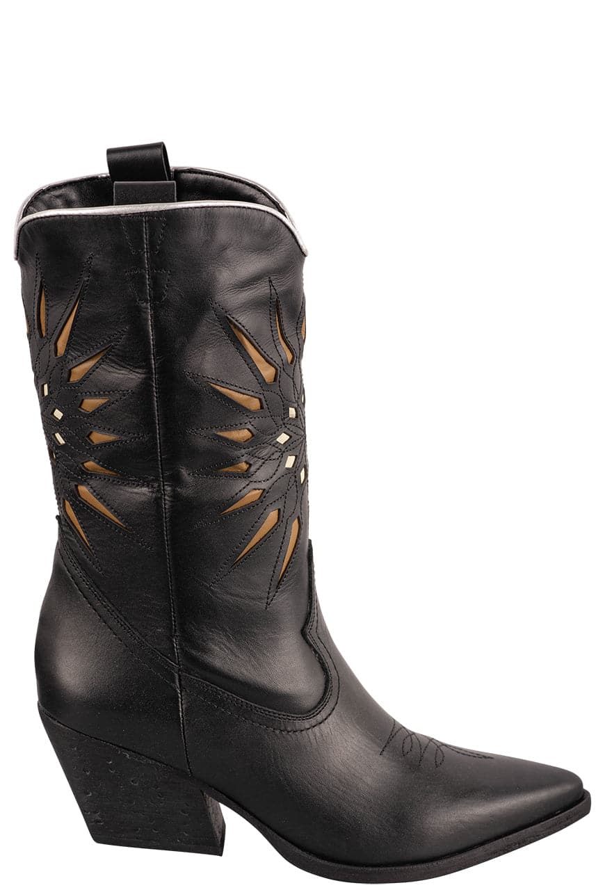 Golo Women's Mae Calf Noir Boots - Black Leather Ankle Boots for Women | Comfortable & Stylish for Casual Wear, Office & Night Out