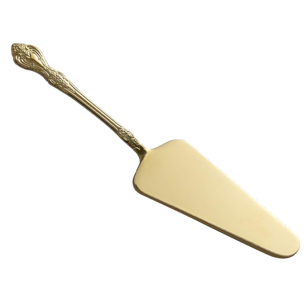 Premium Stainless Steel Cake & Pizza Server Spatula - Durable Pastry Cutter with Ergonomic Handle for Cake Decorating, Pie Serving & Baking - Perfect for Home Kitchens, Bakeries & Catering Events