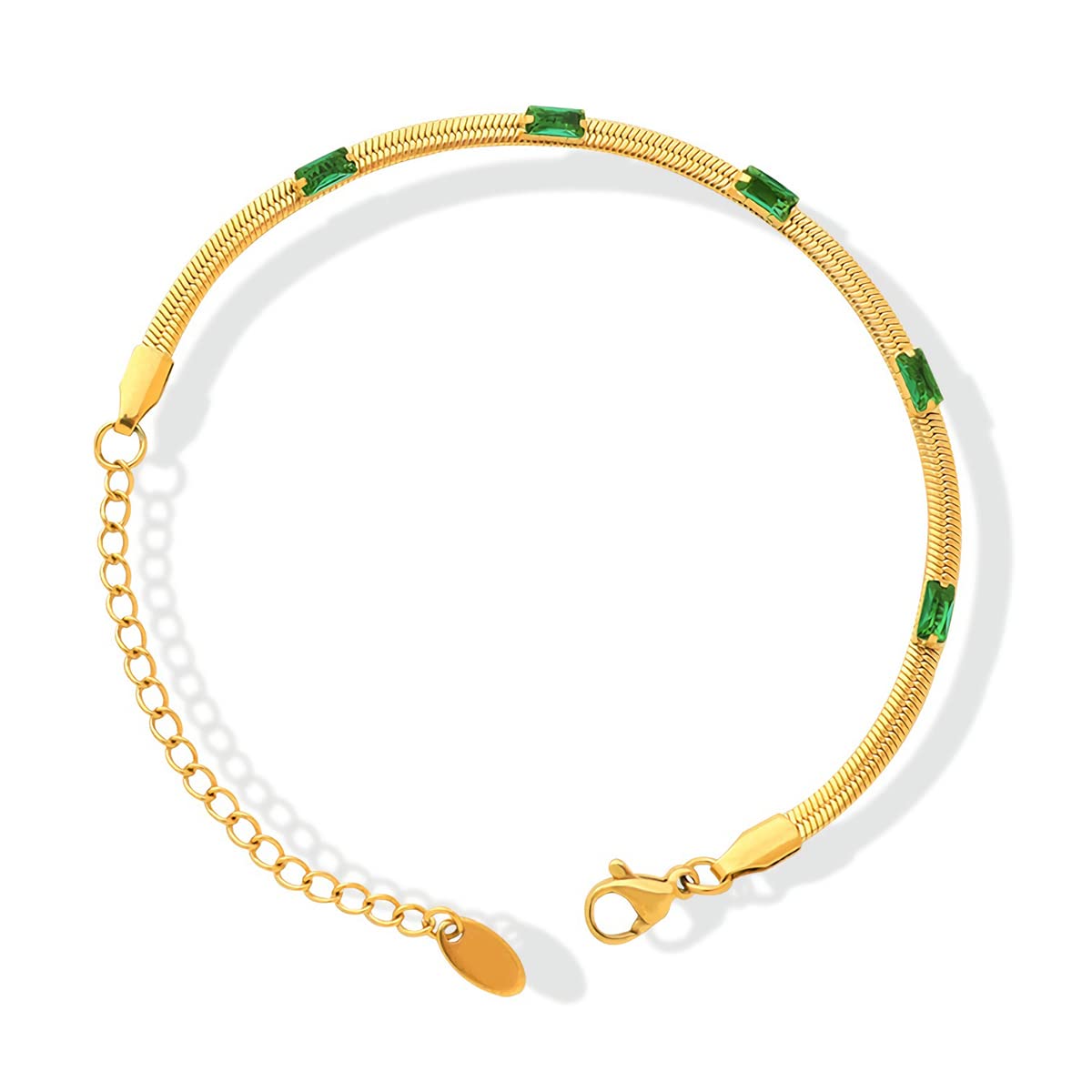 14K Gold Bracelet for Women & Girls - Adjustable Dainty Chain Bracelet, Elegant Fashion Jewelry Gift for Birthday, Anniversary & Valentine's Day | Perfect for Everyday Wear & Special Occasions
