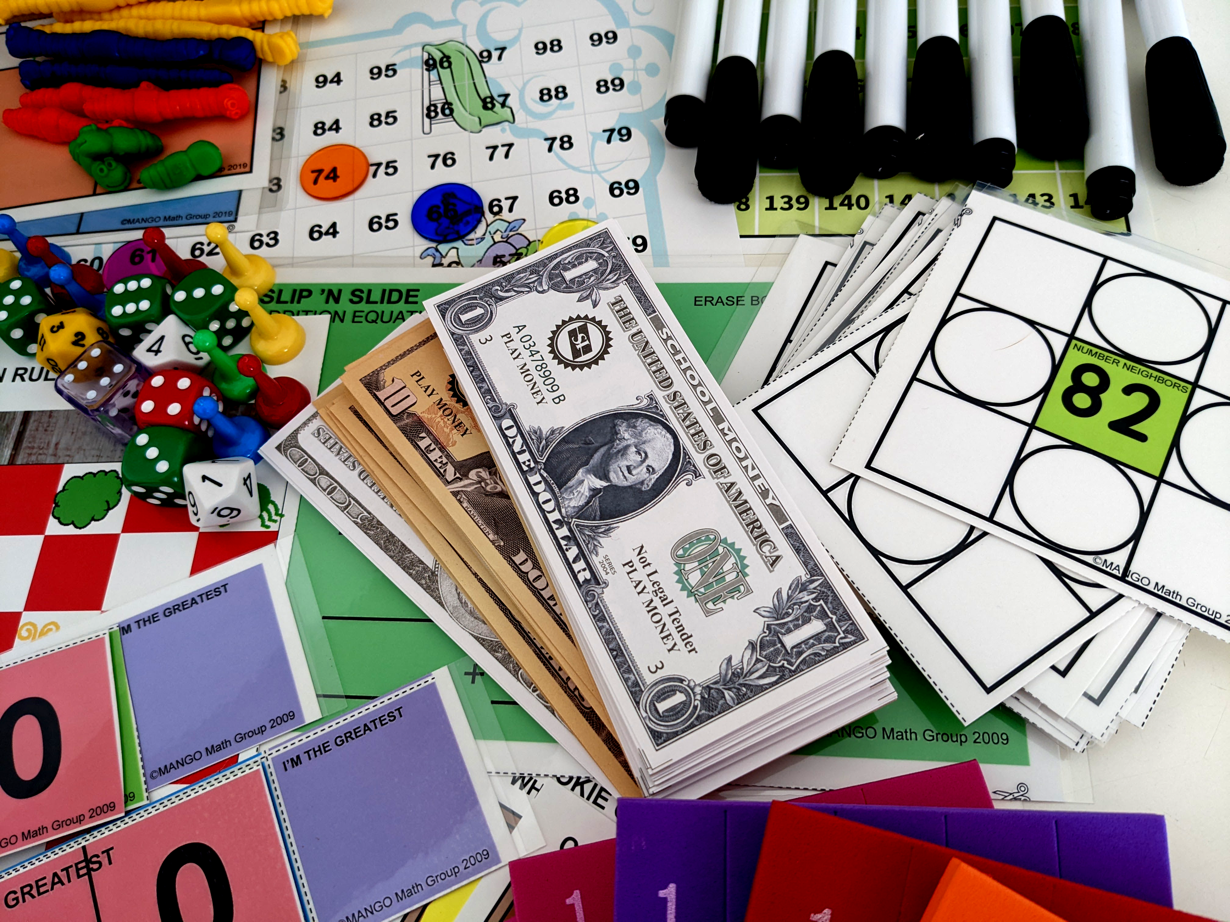 2nd Grade Deluxe Math Kit - Fun Learning Games & Activities for Kids - Perfect for Classroom & Homeschool Math Practice