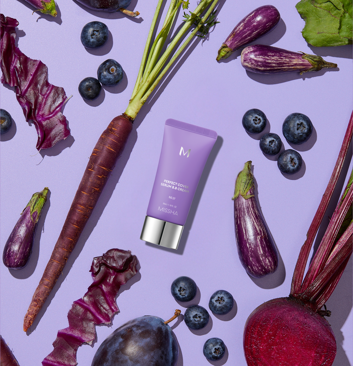 MISSHA M Perfect Cover Serum BB Cream 35ml - SPF 42 PA+++ Full Coverage Foundation, Hydrating & Brightening Makeup for Daily Use, Travel & Flawless Skin