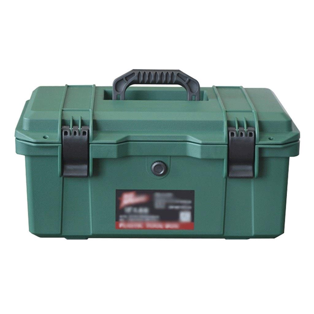 16 Inch Portable Plastic Tool Box with Locking Lid - Heavy Duty Storage for Tools, Crafts & DIY Supplies - Durable Household & Workshop Organizer (22 Inches, Multiple Colors) - Perfect for Home Repairs, Garage Organization & Craft Projects