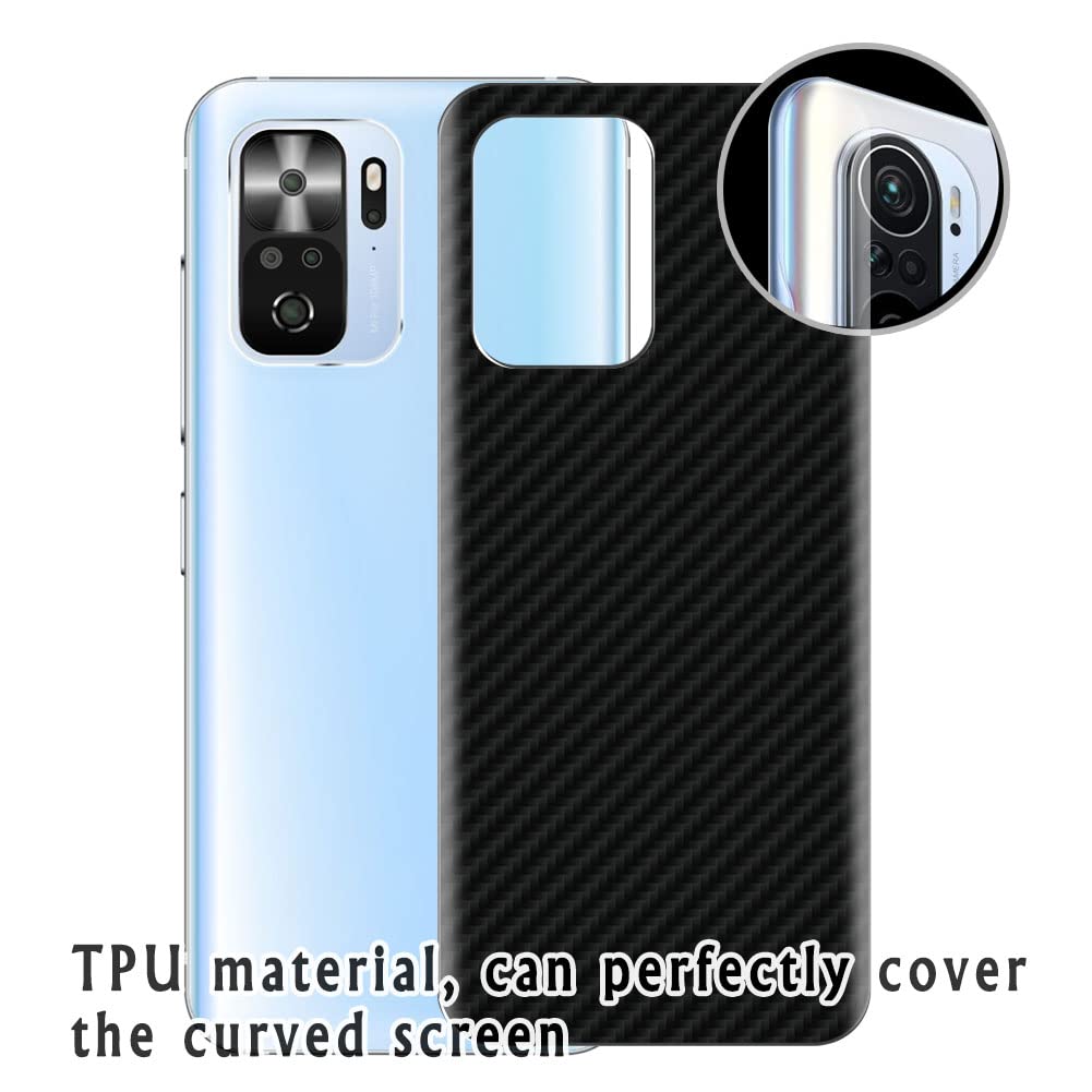 2-Pack Back Protector Film for vivo NEX 3 - Black Sticker Skin (Not Tempered Glass) | Scratch-Resistant Phone Back Cover | Perfect for Daily Use, Travel & Outdoor Activities