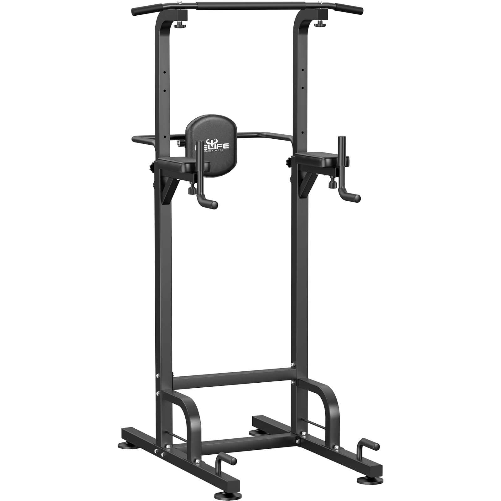 RELIFE Power Tower Pull Up Bar Dip Station - Home Gym Strength Training Equipment for Full Body Workout | Perfect for Home Fitness, Calisthenics & Muscle Building