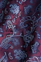 Stylish Cavani Wine Paisley Silk Tie Set for Men - Perfect for Weddings, Business Meetings & Formal Occasions