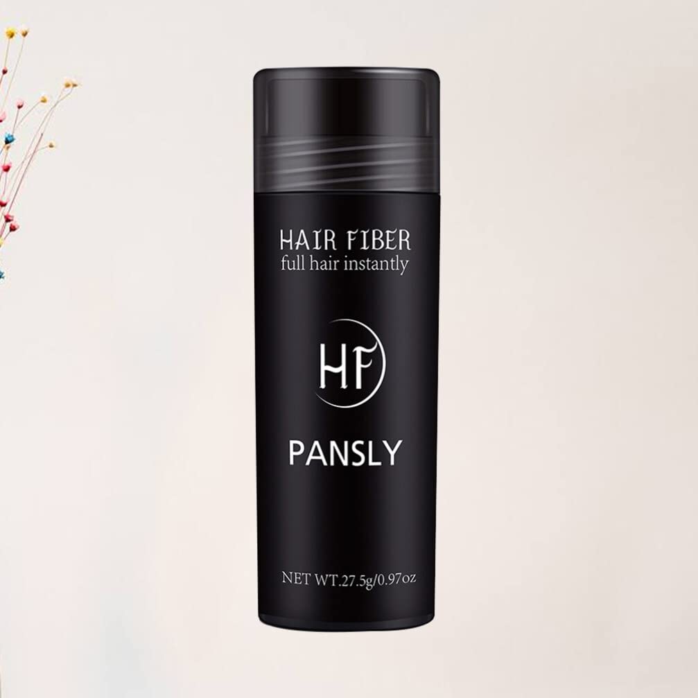 1PC Black Hair Loss Concealer & Thickening Fibers for Thinning Hair - Natural-Looking Hair Building Fibers, Nail & Cord Concealer - Perfect for Daily Use, Special Occasions & Confidence Boost