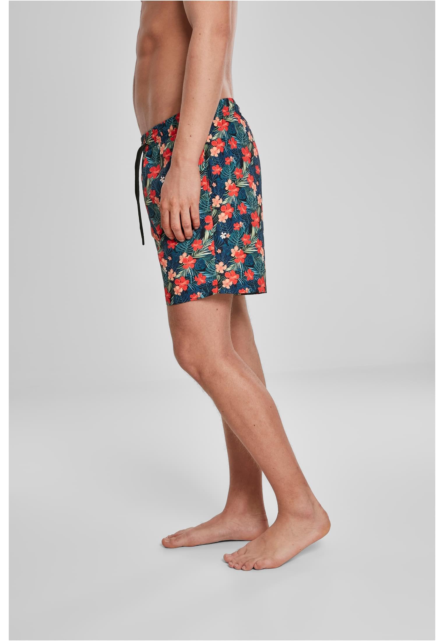 Men's Tropical Pattern Swim Shorts - Quick Dry, Comfortable Beach Swimwear for Summer Vacation & Pool Party - XXL