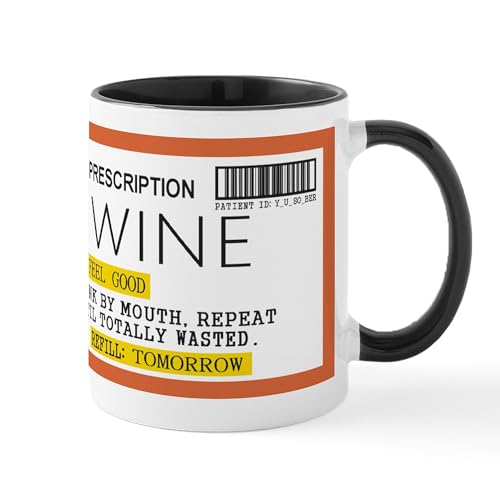 White/Black Inside - Wine Prescription Mugs