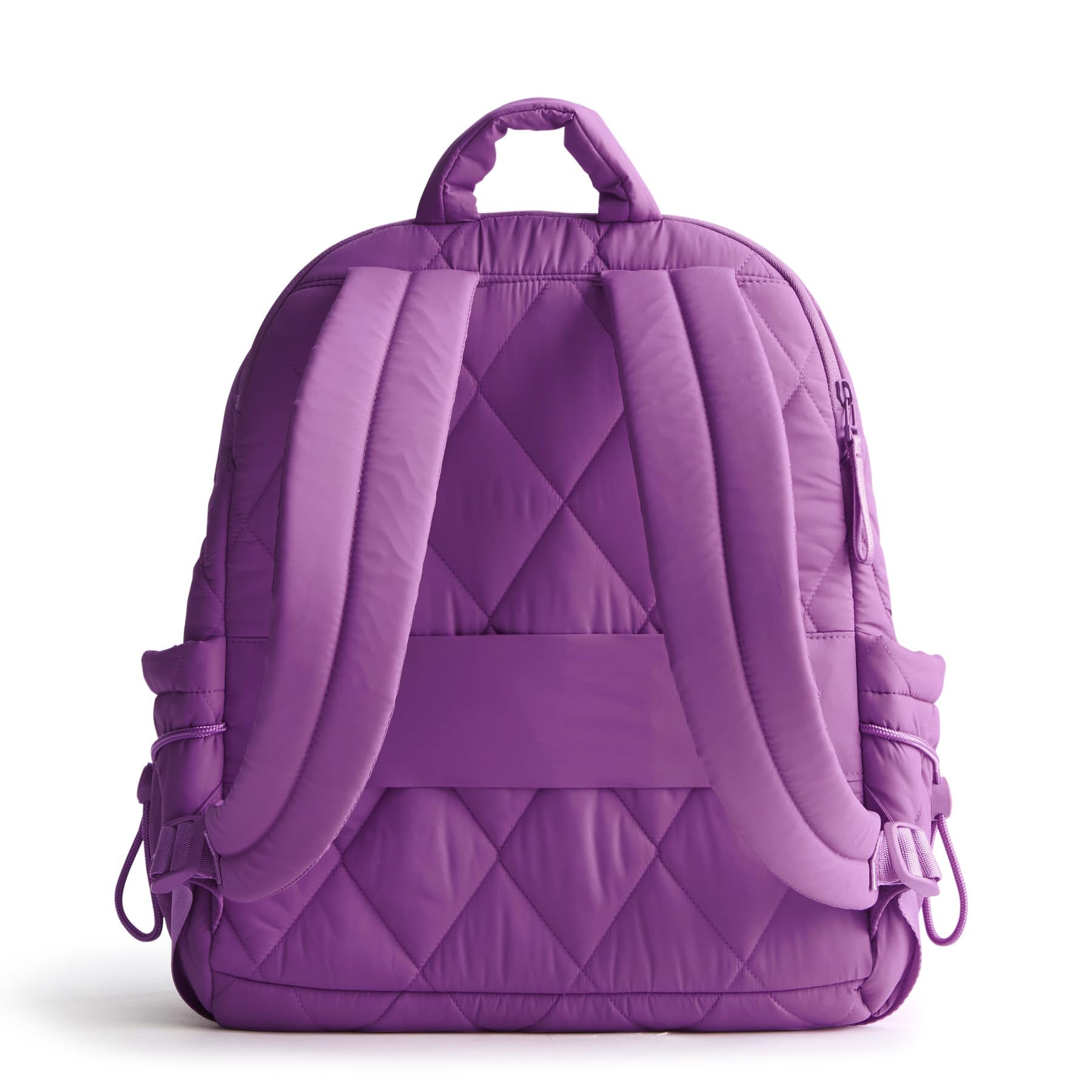 Vera Bradley Featherweight Bancroft Backpack - Lightweight Travel Backpack for Women, Iris Orchid Floral Print, Perfect for School, Work & Travel