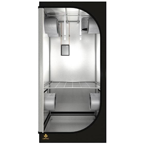 Secret Jardin Dark Room V3 DR90 3x3x6 Feet Hydroponic Grow Tent for Indoor Plant Cultivation - Perfect for Home Gardening, Seed Starting & Hydroponics System Setup