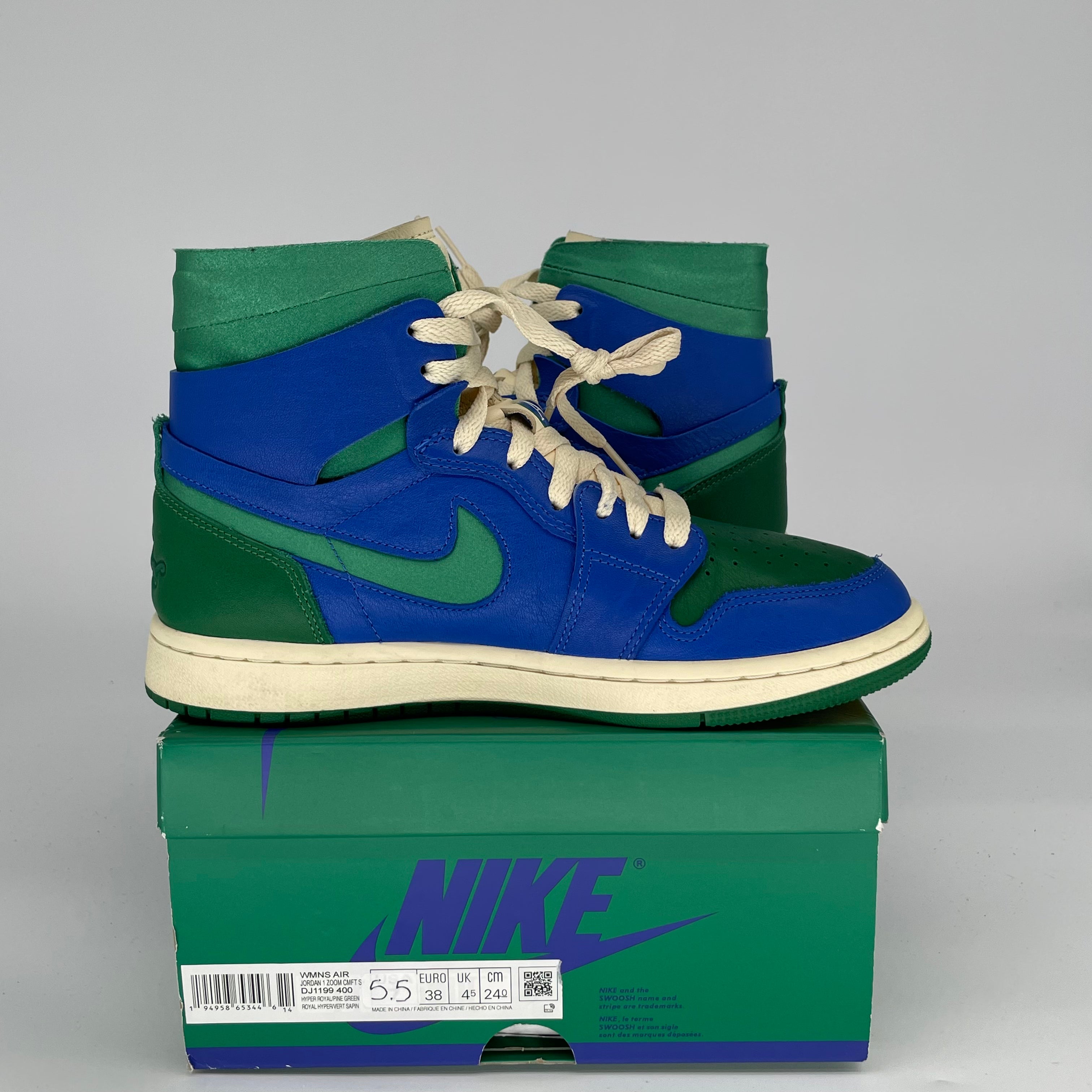 AIR JORDAN 1 ZOOM AIR CMFT ALEALI MAY CALIFIA Women's Sneakers Size 5.5/7W DJ1199-400 - Comfortable Basketball Shoes for Women, Streetwear Fashion & Casual Wear