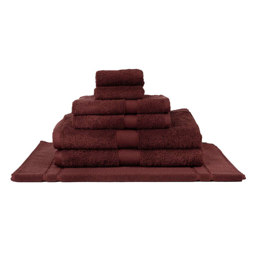 Premium 100% Combed Cotton Bath Towel Set - 7pc Luxury Soft & Absorbent Shiraz Towels for Spa, Bathroom & Beach | Ultra Plush Hotel Quality Towels for Home & Travel