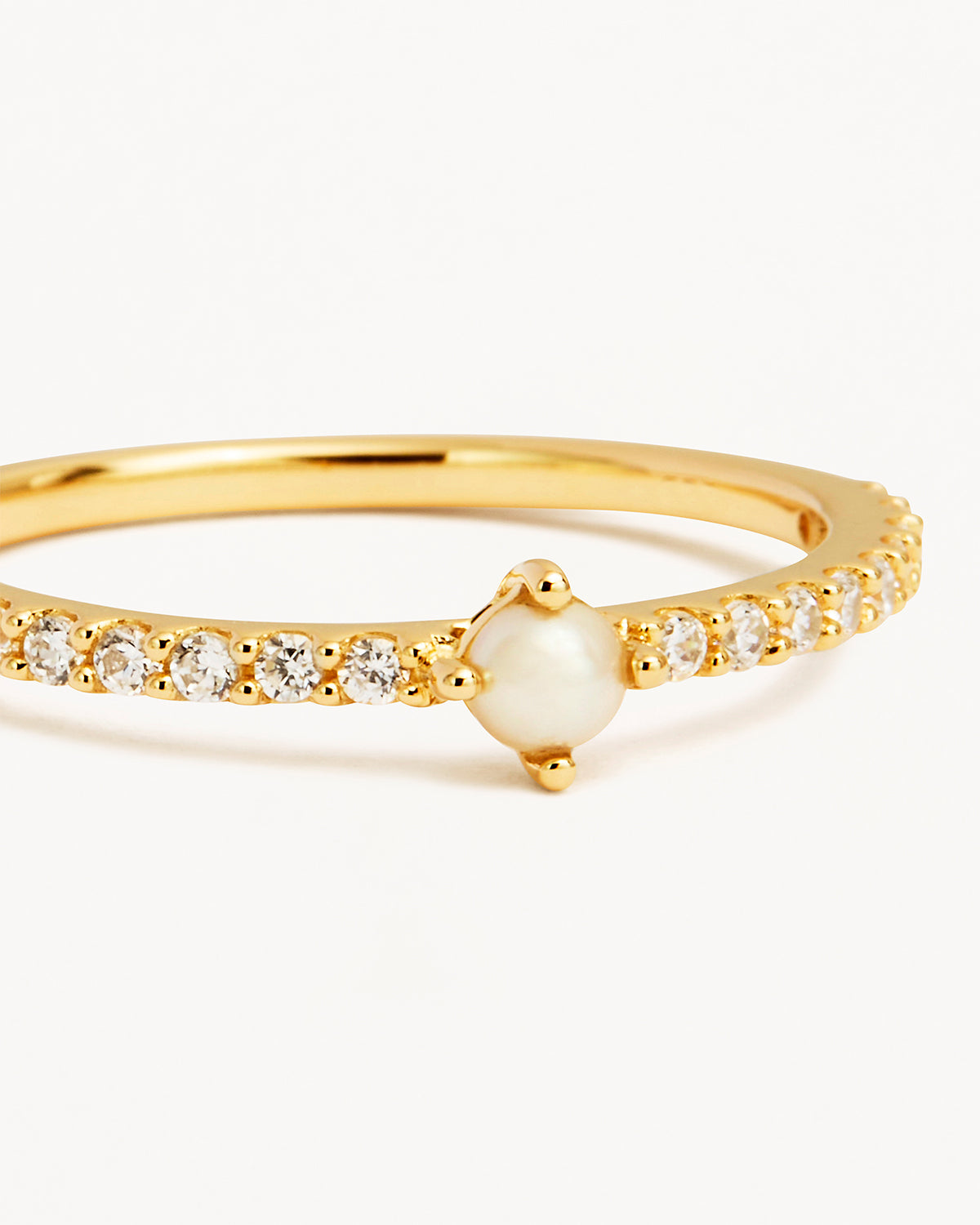 14K Solid Gold Whispers of the Sea Diamond Ring - Elegant Dainty Stackable Band for Women, Perfect for Engagement, Wedding, Anniversary & Everyday Wear