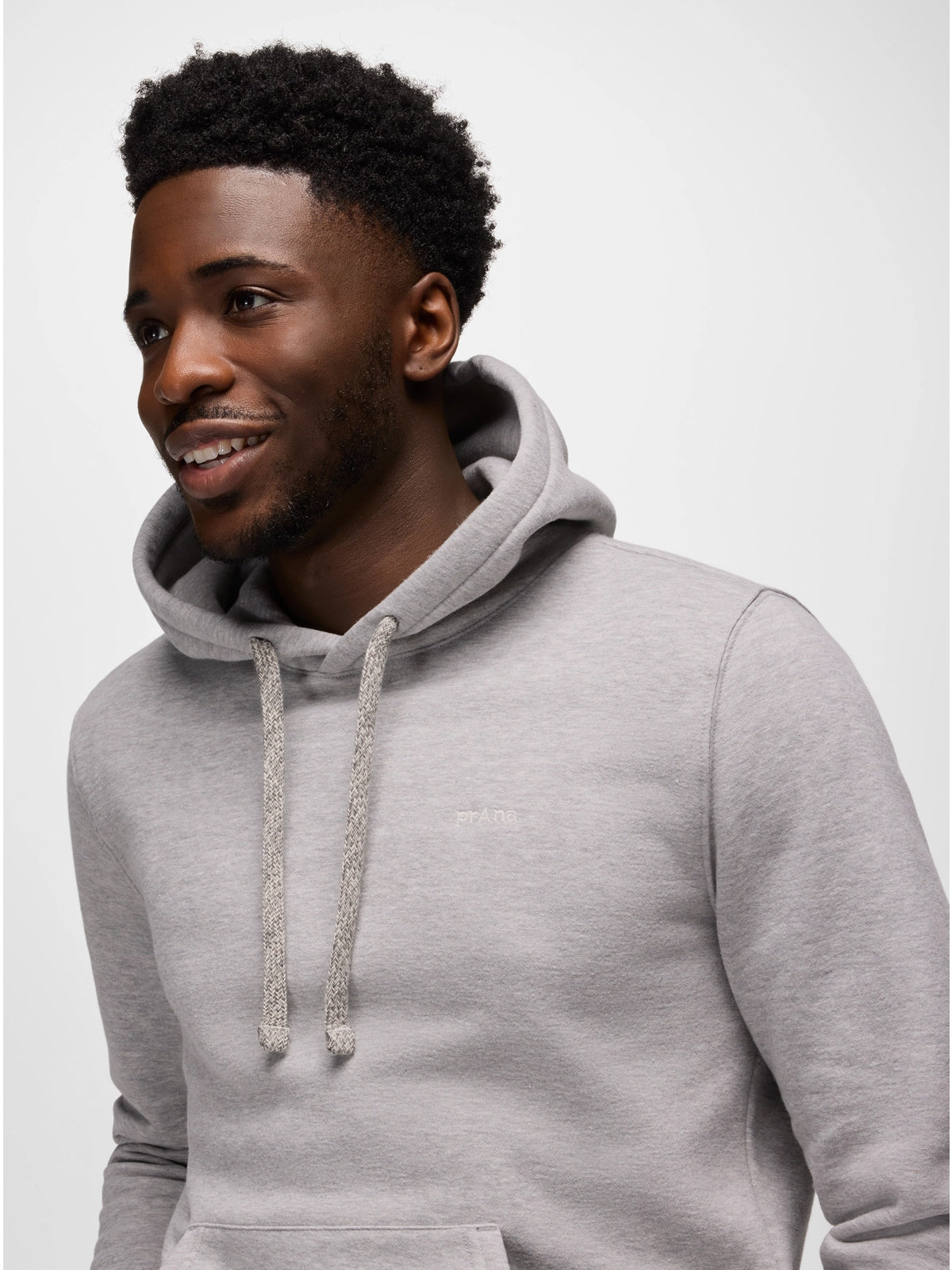 prAna Women's Everyday Fleece Hoodie - Soft Warm Pullover Sweatshirt for Casual Wear & Outdoor Activities - Heather Grey