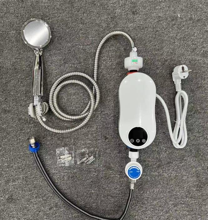 **Instant Electric Tankless Water Heater for Shower & Kitchen - On-Demand Hot Water Faucet for Bathroom & Sink - Perfect for Small Homes, Apartments & RVs**