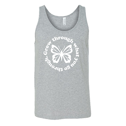 Unisex Motivational T-Shirt - 'Grow Through What You Go Through' Inspirational Quote Tee for Men & Women - Perfect for Workouts, Yoga, Gym & Everyday Wear