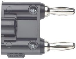 POMONA MDP-0 Banana Plug Connectors - 15A, Screw Type, Black (50 Pack) - Perfect for Speaker Wire, Audio Equipment & DIY Electronics Projects