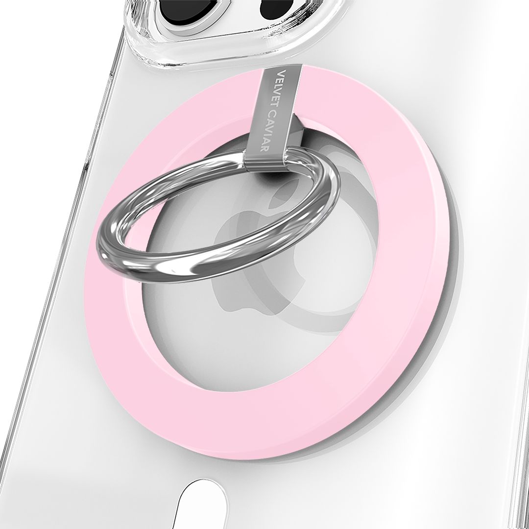 Strawberry Milk MagSafe Grip Ring - Magnetic Phone Holder for iPhone 14/13/12, Anti-Slip Finger Stand - Perfect for Driving, Watching Videos & Taking Selfies
