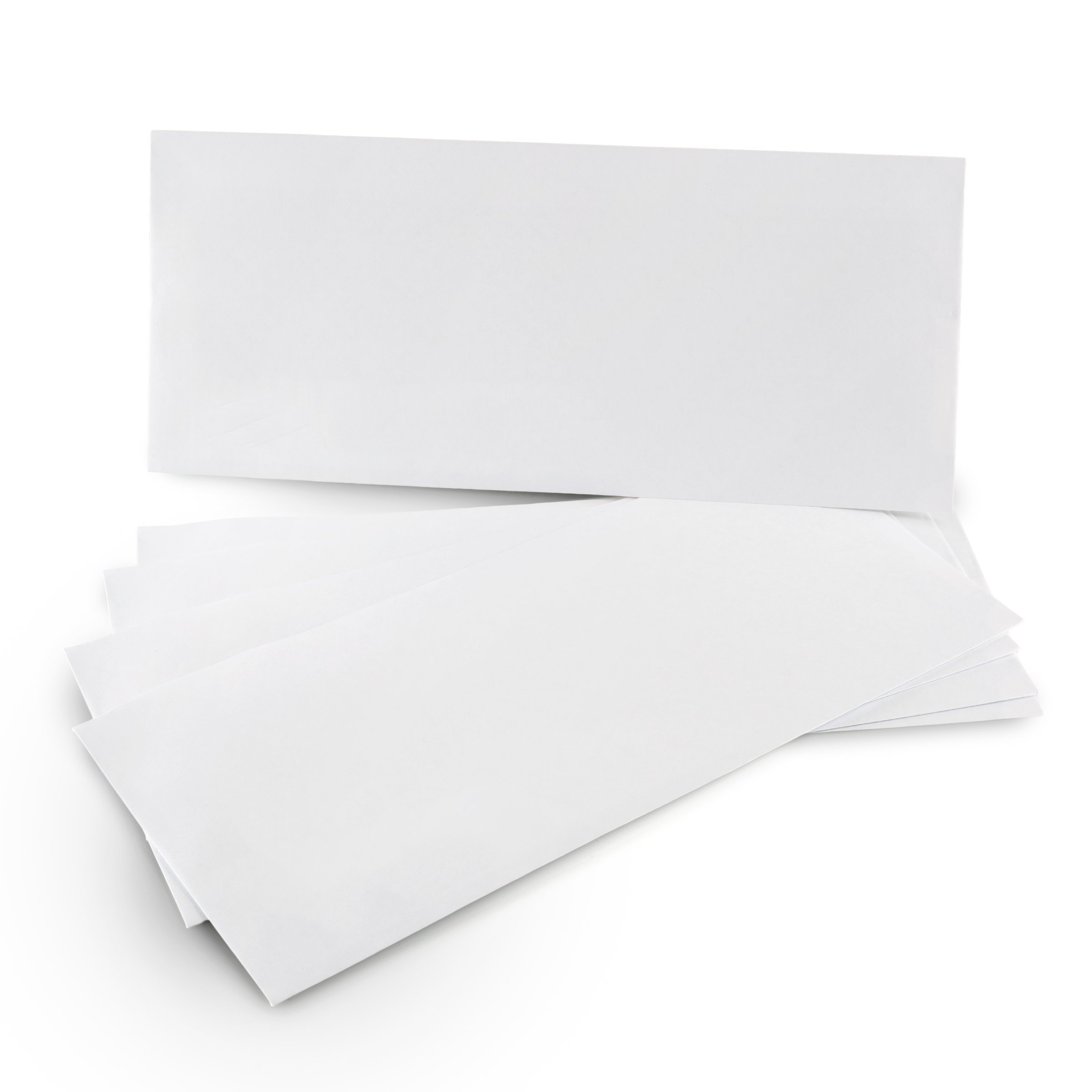 Aimoh #10 Security Tinted Self-Seal Envelopes - No Window - 4-1/8 x 9-1/2 Inches - 24lb White Paper - 2400 Envelopes per Case (24 Packs) - Ideal for Mailing Checks, Legal Documents & Confidential Business Correspondence
