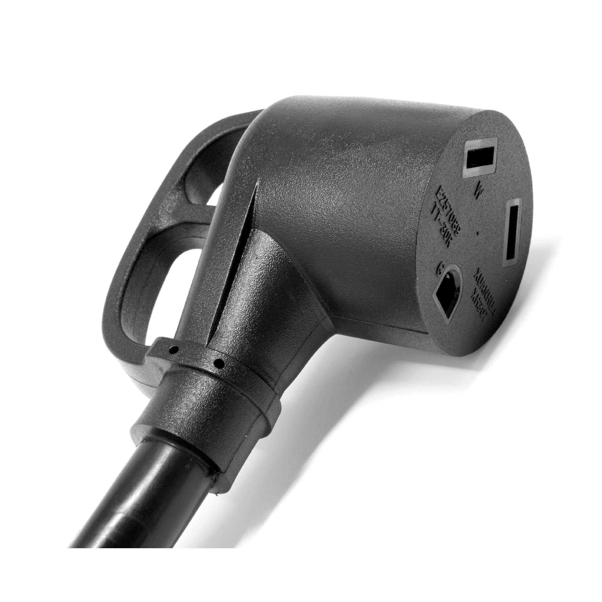 WEN PC3012 15 Amp 1800 Watt Generator to RV Power Adapter Cord (5-15P to TT-30R) - Perfect for Camping, RV Travel & Emergency Power Backup