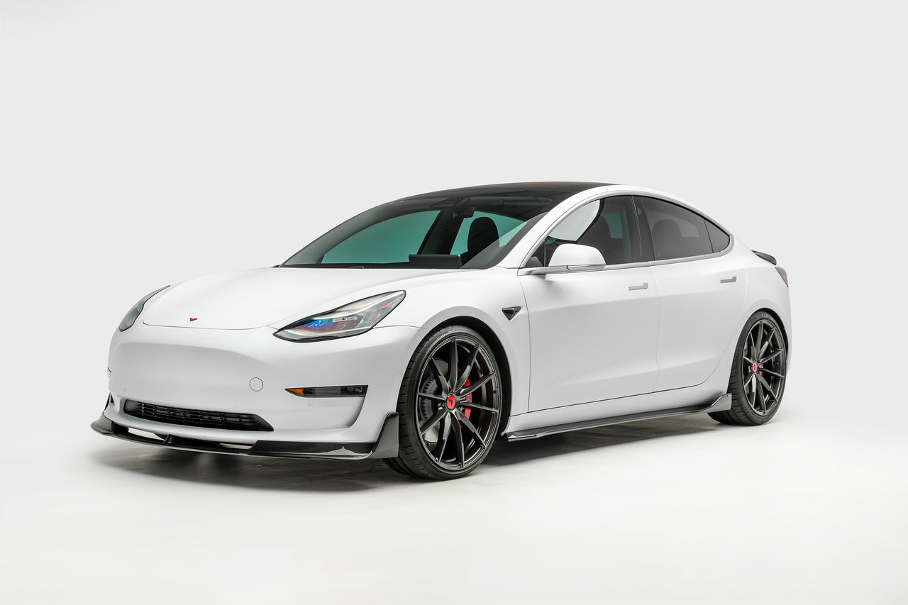 Tesla Model 3 Volta Aero 21V FF 109 Carbon Graphite Wheel Rims - Lightweight Performance Alloy Wheels for Tesla Model 3 - Perfect for Racing, Street Driving & Car Upgrades