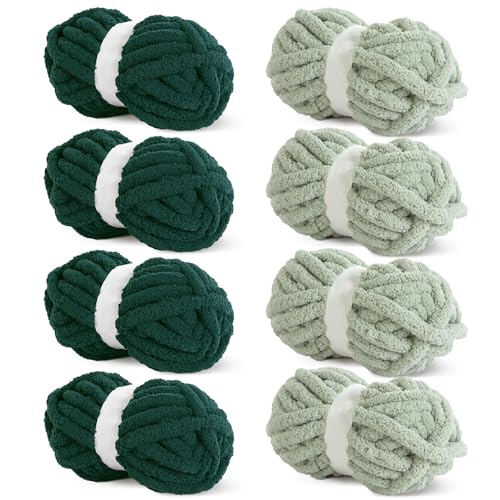 4 Green & 4 Dark Green