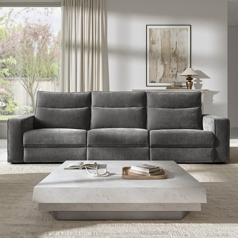 EliteNest Smart Modular Sofa with Power Recliners - Easy Assembly, Customizable Living Room Furniture for Modern Home & Entertainment Spaces