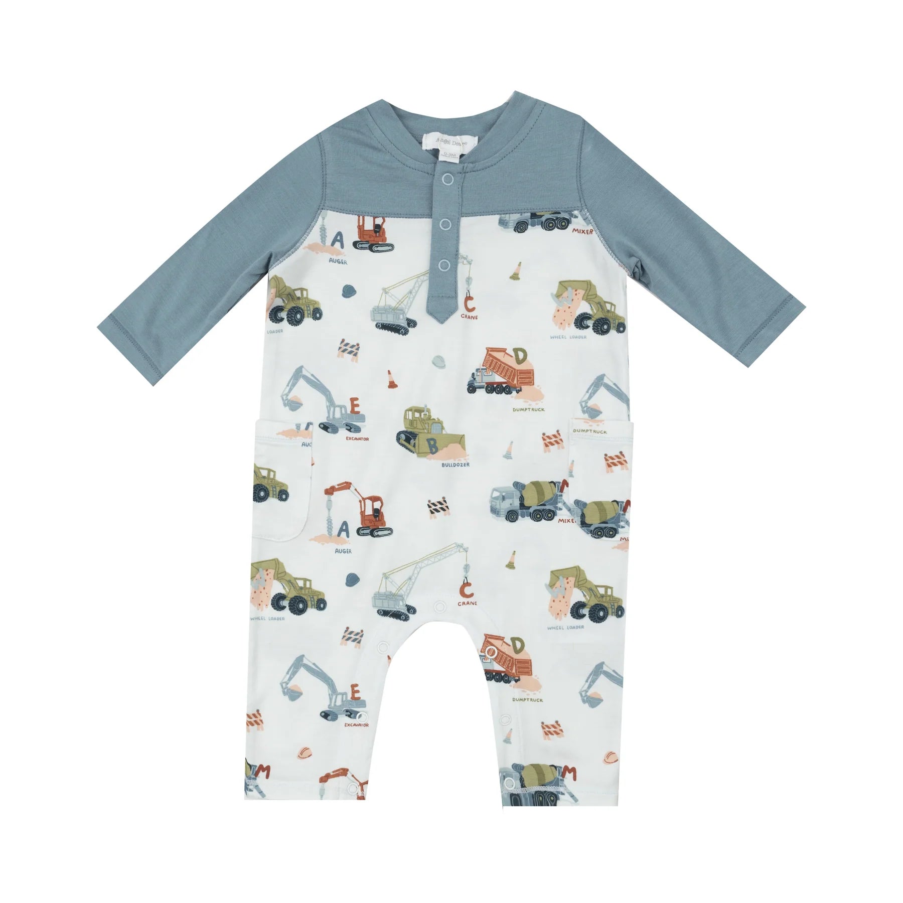 Stylish Contrast Sleeve Romper with Alphabet Construction - Perfect for Baby Playdates, Photo Shoots & Everyday Comfort