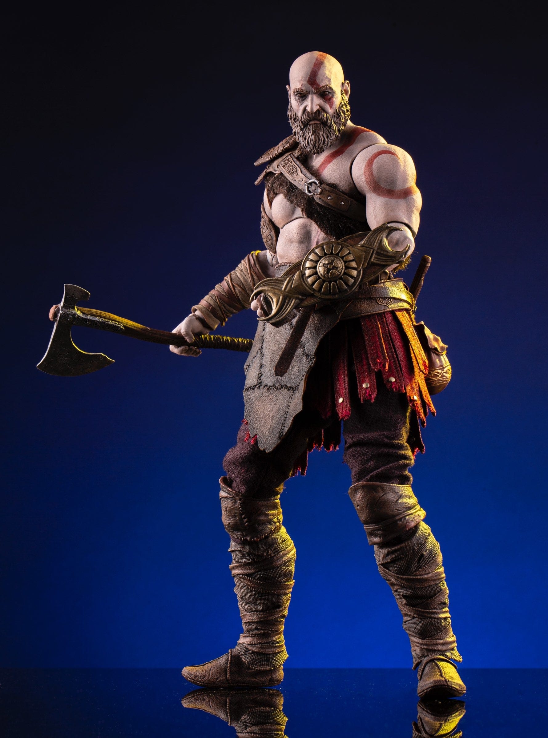 God of War Kratos 1/6 Scale Deluxe Collectible Action Figure - Premium Gaming Statue for Display & Collection - Perfect for Gamers & Collectors